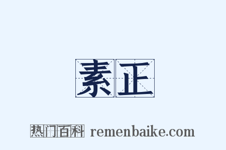 素正是什么意思的图片